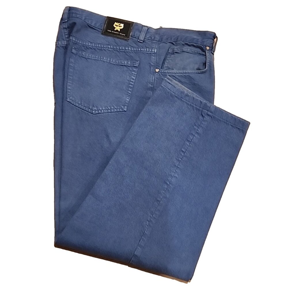 MCM ITALY vintage Mens size 38 The Golden Jeans indigo Blue pants 30 Inseam
